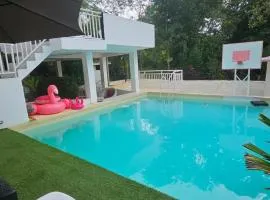 Family Studio - Pool, Kitchen & Netflix - Mountain & Pool Views - Nature Stay Near Underground River & Fireflies - With Onsite Restaurant & Free Billiards - Perfect Stop Between El Nido and Puerto City