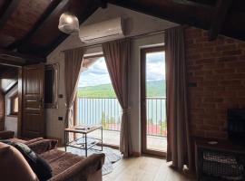 Villa Nur - Lake View Apartaments，位于Mavrovi Anovi的带停车场的酒店