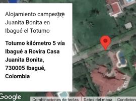 Alojamiento campestre Juanita Bonita，位于伊瓦格的酒店