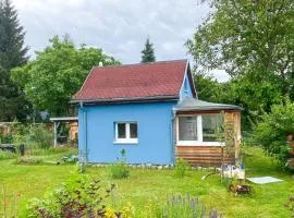 Tiny houseim gruenen Rangsdorf fuer 4 mit Kamin RAN