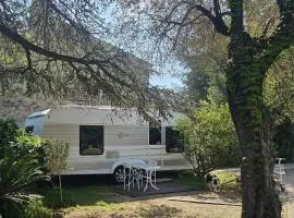 Caravane en hébergement fixe