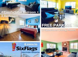 Vallejo Beautiful 4br Home wt Mountain View Napa，位于瓦列霍的酒店