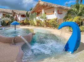 Villa Las Palmeras con piscina en Las Galeras