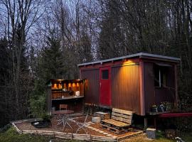 Bauwagen mit Bergblick，位于巴特莱辛哈尔的豪华帐篷营地