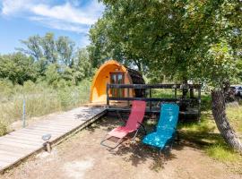Camping du Moulin de Thoard，位于Thoard的酒店