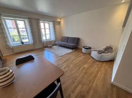 Modern city apartment with history，位于森讷堡的酒店