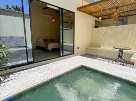 Cabaña Privada con Jacuzzi en la Hacienda Nápoles，位于多拉代尔的酒店