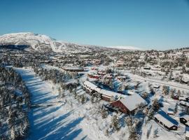 Hovdest&oslash;ylen Apartments，位于霍夫登的带停车场的酒店