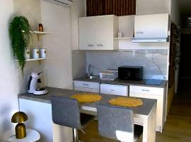 Studio neuf Climatisé et tout équipé - 3 clés vacances - hyper centre St Pierre - 3 minutes du lagon，位于圣皮埃尔的酒店