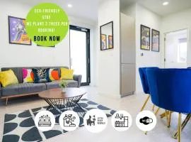 2 Bedroom Apartment By Littlepiggyrentals Short Lets & Serviced Accommodation Stevenage With Free Parking, Gym & Roof Garden