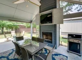 Walk to Lake Texoma! Modern Retreat with Game Room