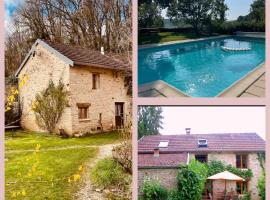 Ô Bonheurs Simples d'Ecorsaint Il était une fois，位于Hauteroche的酒店