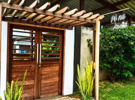 Pousada e Restaurante Pe na Areia，位于尼西亚弗洛雷斯塔的酒店