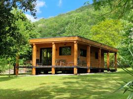 Chalet GOURCE avec vue sur le Ch&acirc;teau，位于富瓦的木屋