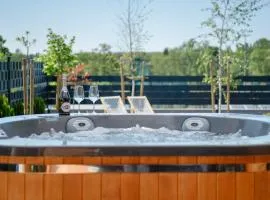 Całoroczny Domek Boho Lubniewice jezioro jacuzzi