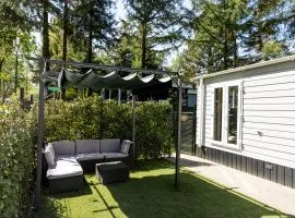 Het Veluwse Boshuisje knus chalet met omheinde tuin op de Veluwe