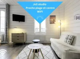 Joli studio plein centre proche plage avec Wi-fi