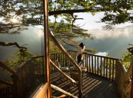 H&ecirc;tre sous le Charme，位于Saint-Martial-Entraygues的木屋