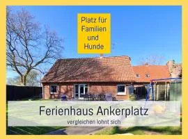 Ferienhaus Ankerplatz Ihlienworth - Top bewertet von Hundehaltern - Hunde willkommen, nicht nur geduldet - hoher Zaun -Whirlpoolwanne - Infrarotkabine - familienfreundlich - Wellness - EG barrierefrei