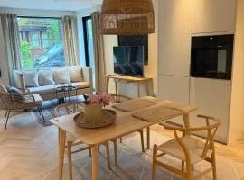 Beachfront apartment with private swimming dock