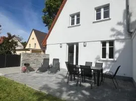 Ferienhaus Constanze Mücheln am Geiseltalsee für bis zu 6 Personen, Terrasse, Garage