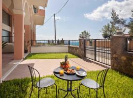 Casa del Mar-Mon Repo Beachfront Apt near Airport，位于Anem&oacute;mylos的别墅