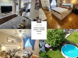 Cozy 3-Bedroom Haven, Private Pool & Parking !