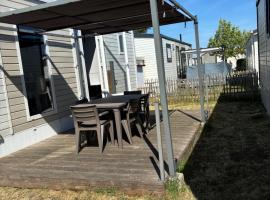 Caravane 6 personnes à Bredene Plage，位于Mellet的露营地