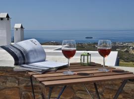 水晶景公寓，位于Triandáros的酒店