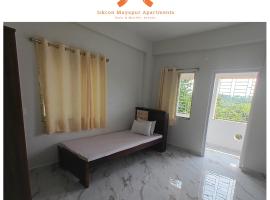 ISKCON Mayapur Apartments - Daily & Monthly Rentals - One Bedroom SERVICED Apartment, 5 MINUTE TOTO RIDE to MAIN ISKCON TEMPLE，位于mayapur的酒店
