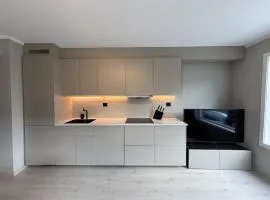 Moderne hus i sentrum av Lillestrøm