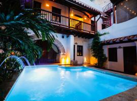 Casa Bugó Centro Histórico Hotel Boutique con Desayuno，位于卡塔赫纳的酒店