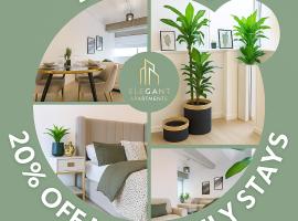 Elegant central apartment，位于米尔顿凯恩斯的酒店