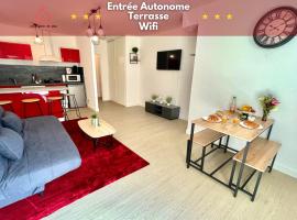 " Le Rubis " Terrasse - Wifi - Entrée Autonome，位于Lacroix-Falgarde的酒店