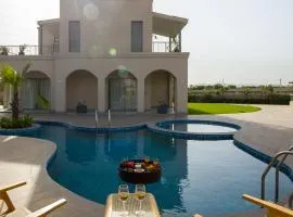 ELIVAAS Signature Villa Fiorita Stunning Mediterranean-Style 3 BHK Villa With Outdoor Pool, Bar & Hill Views