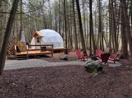 The Bonne Chere at New Frontiers Retreat，位于Eganville的豪华帐篷营地