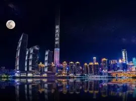 重庆解放碑洪崖洞桔子水晶酒店(朝天门广场&来福士）