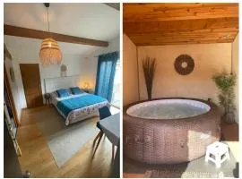 La chambre haute, son jardin, et, son SPA