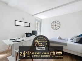MCosy1, Studio, 2 pers, Clim, proche A75，位于Coudes的酒店