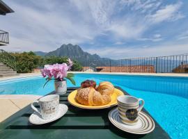 Casa ACQUA Iseo Lake - panoramic house with private pool，位于里瓦迪索尔托的酒店