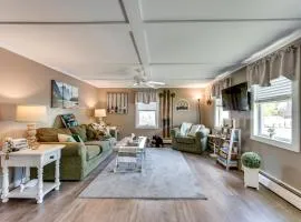 Steps to Crystal Lake: Spacious Retreat w/ Views