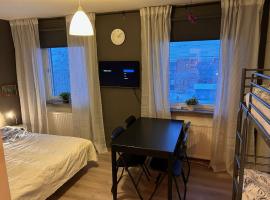 Central apartment close to city, campus, hospital