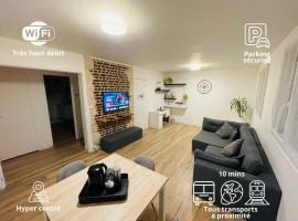 Grand T2 au RDC hyper centre Navette et Sauna en option，位于博韦的酒店