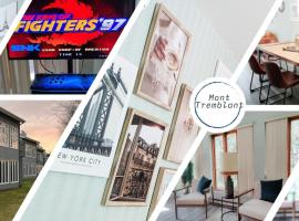 Tremblant Basecamp, Arcade Games, Modern Style & Parking，位于蒙特朗布朗的酒店
