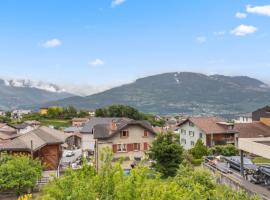 Attique rénové avec jacuzzi 6 pers à Savièse，位于Savièse的酒店