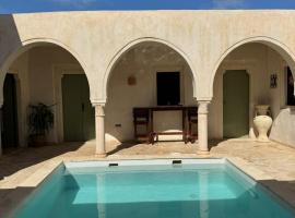 Riadh Ancora Mar Authentic Djerbienne villa，位于Al Maqārisah的自助式住宿