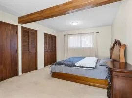 Master bedroom with spacious bathroom