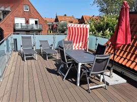 Wohnung Strandrose im Haus Inselrose，位于于斯德的海滩酒店