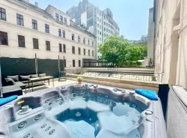 TubLife Terrace Apartment I PRIVATE JACUZZI I Free Parking