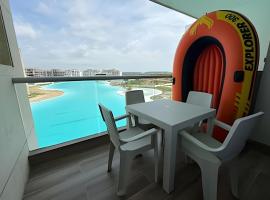 Vista a Laguna de Kristal + Bote inflable，位于Los Arrayanes的酒店